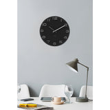 Karlsson Vintage Black wall clock styled in a modern Scandinavian interior