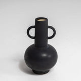 A Louis vase black/white, part of the Ned Collections, on a white background.