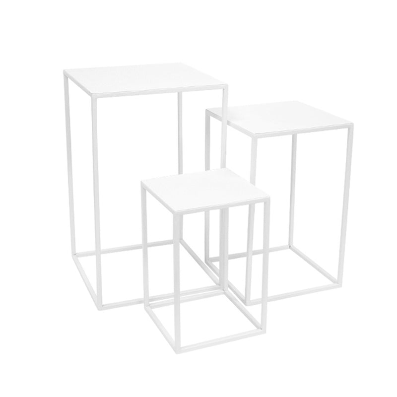 Lennox Nested Tables Set of 3 - White