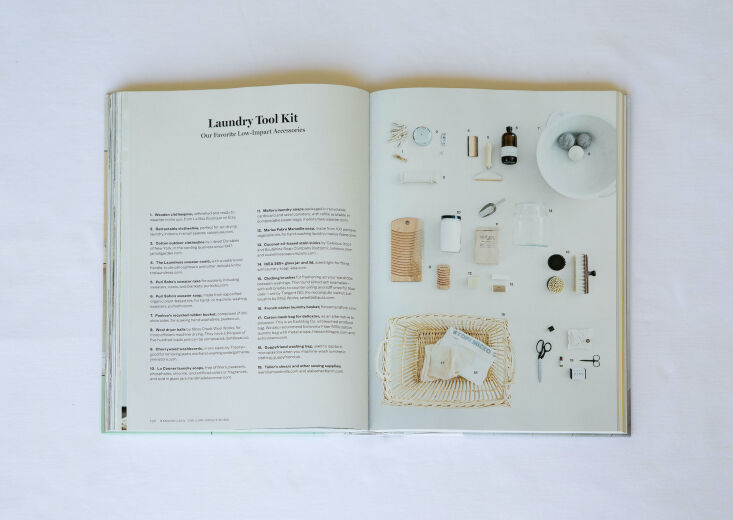 The Low-Impact Home page spread showing a low-impact kitchen