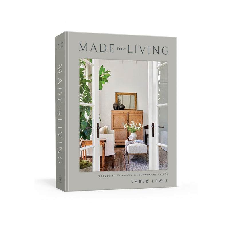 Modified description: Mary Stevens, an interiors designer, made Made for Living through skillful layering techniques by Books.