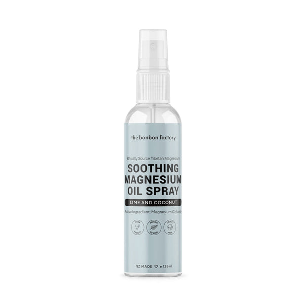 The Bonbon Factory Soothing Magnesium Oil Spray.