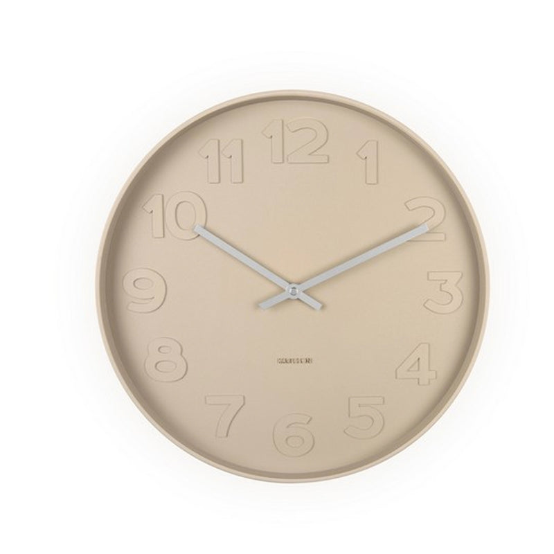 A Scandinavian-designed Karlsson clock on a white background.