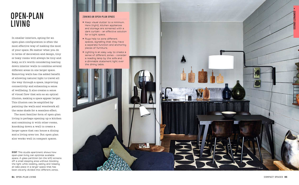 How We Live Now page spread showing smart storage solutions