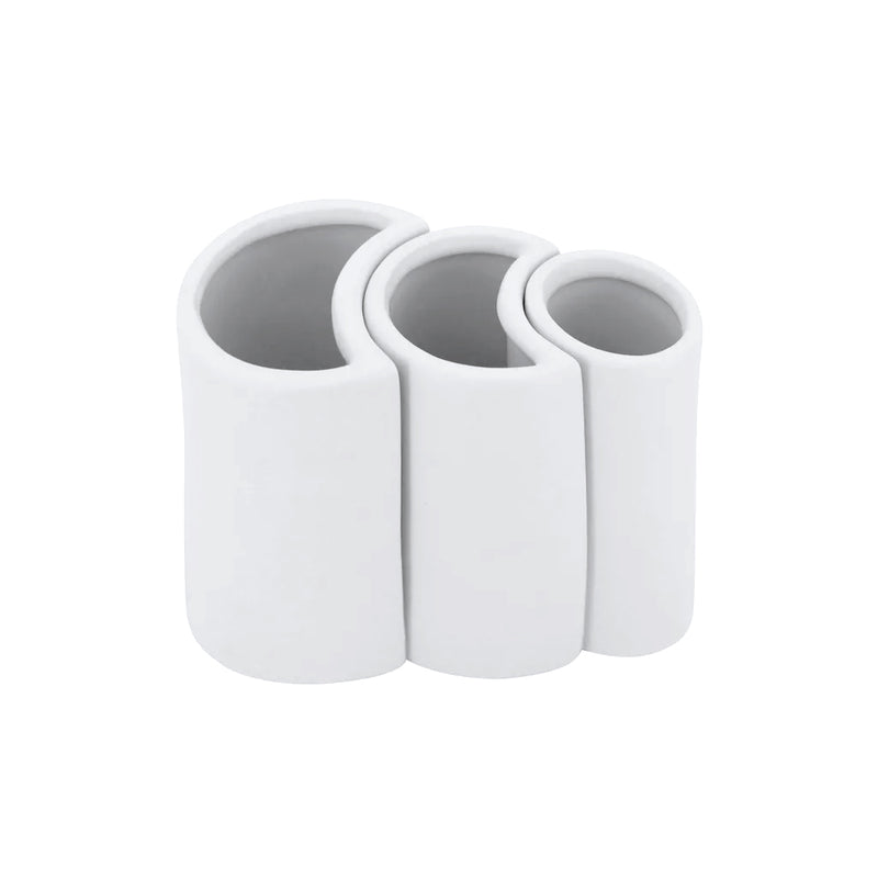 Nestle Vessel White - Set of 3