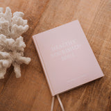 An Epicurean Publishing pink Healthy Nourished Soul - Book for your self-care journey with the words healthy nourished soul written on it.