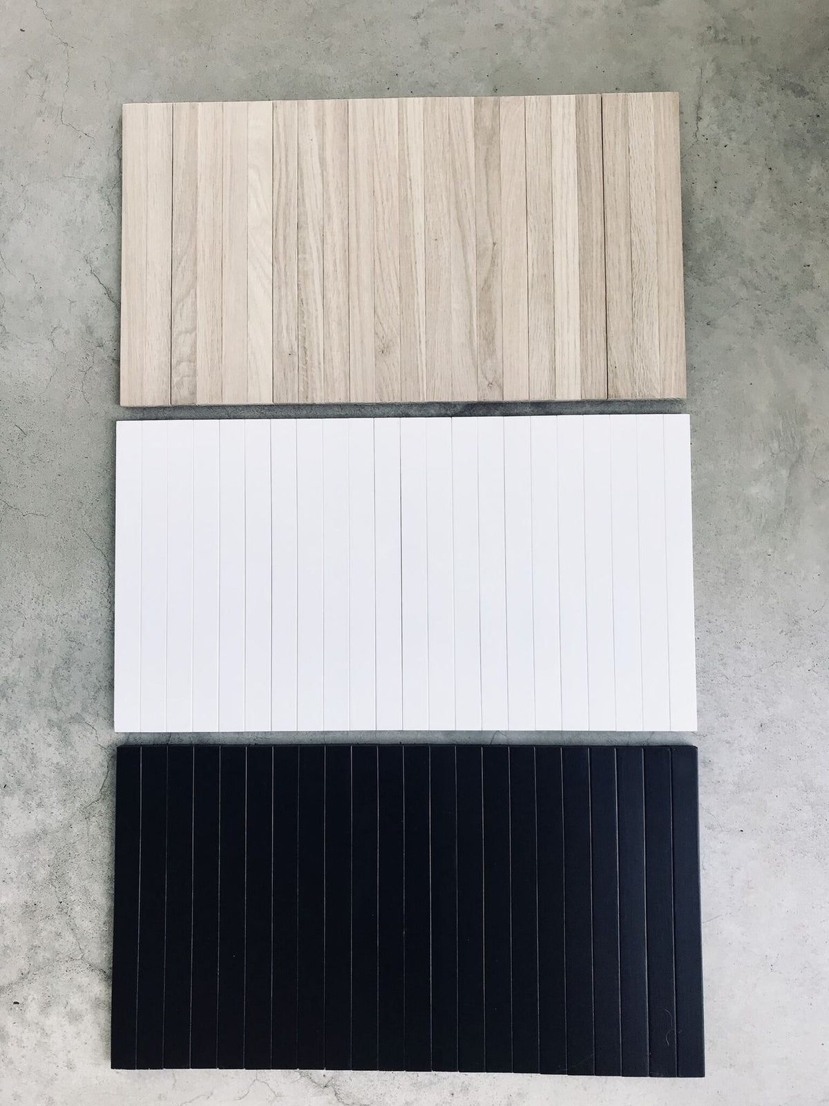 Ned Collections Arm Chair Side Rest shown in its Oak and Black finishes