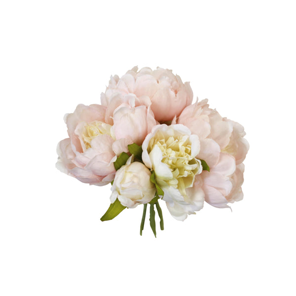 A Mini Peony Bouquet of pink and white peonies from Artificial Flora.