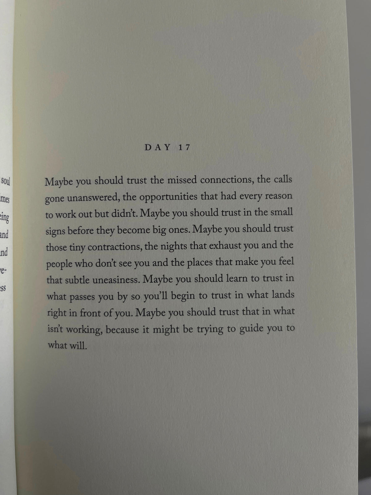 The Pivot Year by Brianna Wiest open to a page of daily reflection