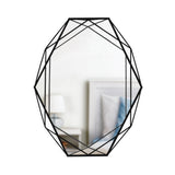 A contemporary Prisma Mirror from the Umbra range, perfectly complemented by a sleek black geometric design. This stunning wall mirror, the Prisma Mirror - Black from Umbra, adds a touch of modern elegance to any bedroom, pairing effortlessly with...