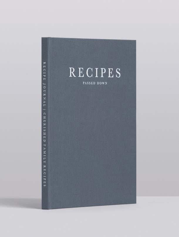 A Write To Me journal filled with Recipes Passed Down.