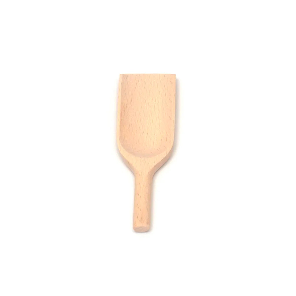 Flat Beech Wood Scoop 14cm – Natural German Made Kitchen Tool