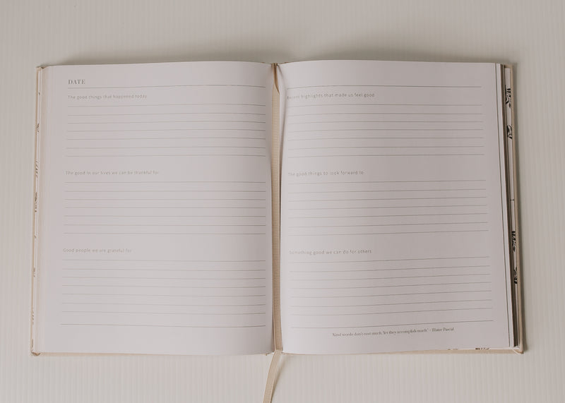Olive + Page ‘All the Good Things’ Family Gratitude Journal