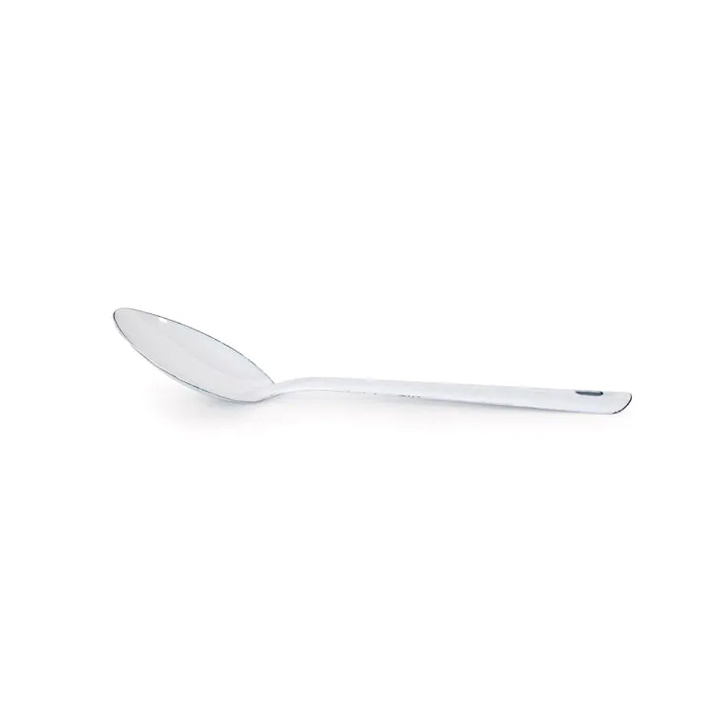Dishy Enamel Serving Spoon White 30cm – Durable Kitchen & Tableware