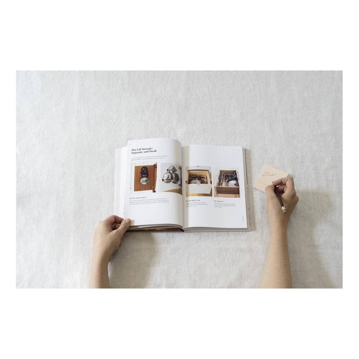 Remodelista The Organised Home book open page spread