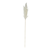 An Artificial Flora Toi Toi 94cm Spray Cream with floral styling on a stick against a white background.