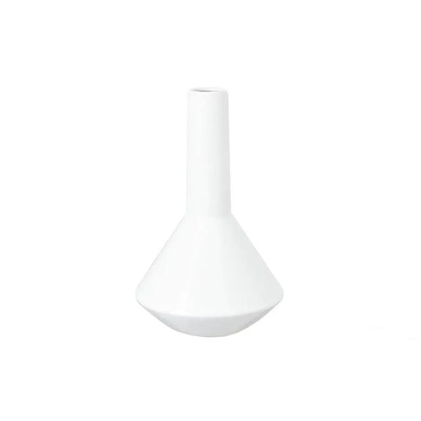 Totem Ceramic Vase - Medium White