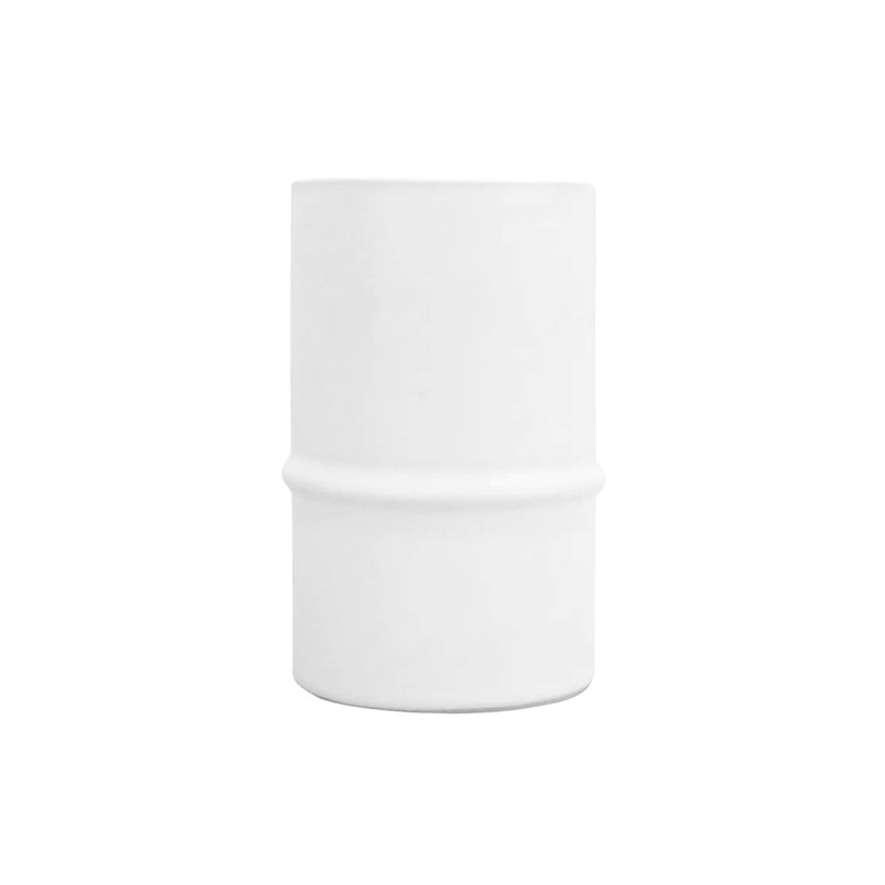 A Ceramic Bamboo Vase on a white background from Flux Home.