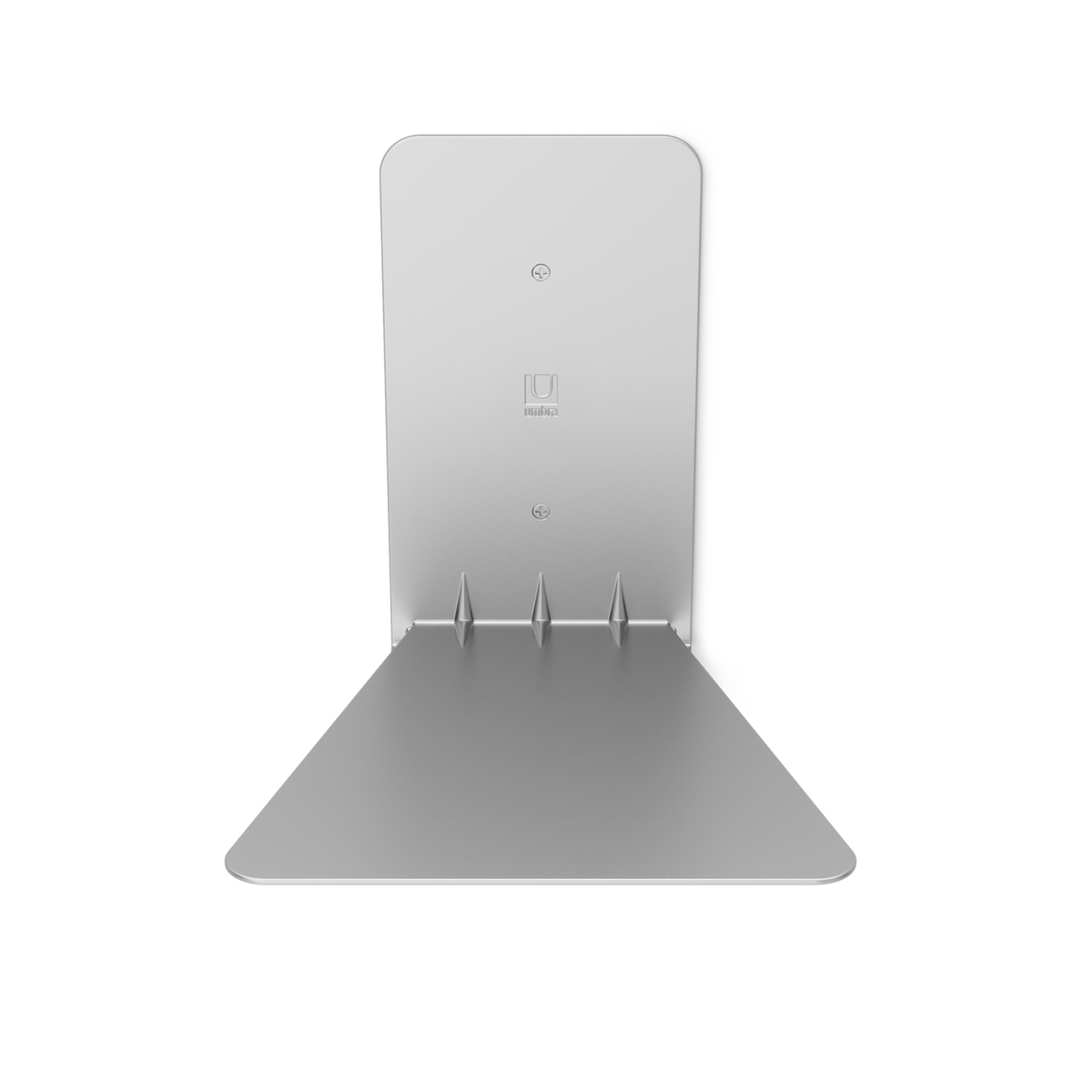 A Umbra Conceal 3 Pack - Silver mounting shelf with an invisible book display.