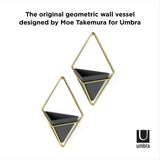 The original geometric Trigg wall vessel designed by mookamura for Umbra.